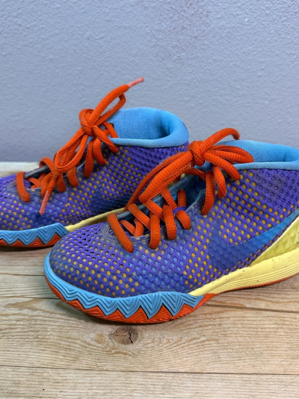 Nike Kids Purple & Orange Sneakers